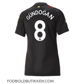 Manchester City Ilkay Gundogan #8 Udebanetrøje Dame 2022-23 Kortærmet
